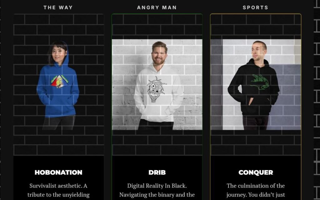 KeeKeeDonz online storefront showing artwear hoodies — shop build and brand support by Lumina Creative